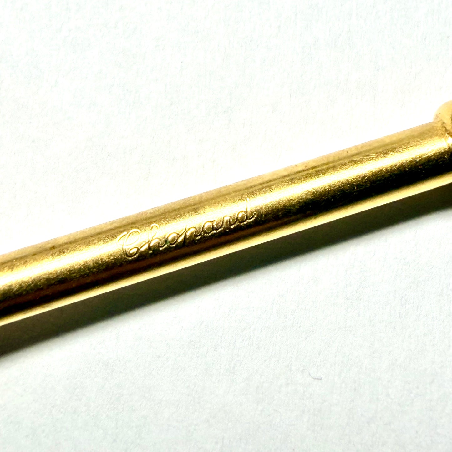 CHOPARD Gold Plated Pusher Pin Time Setting Tool stamped Chopard