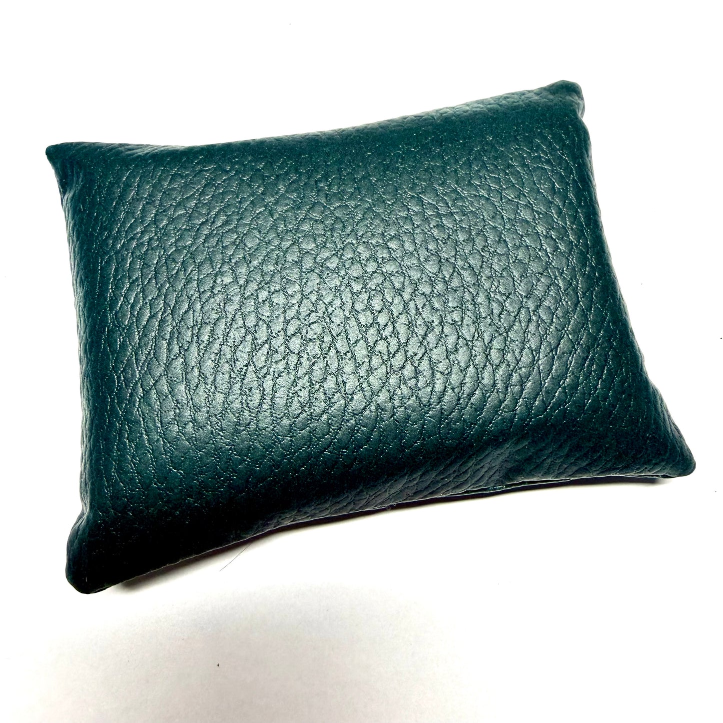NEW Hand Made Durable Dark Green Faux Leather PILLOW CUSHION fits ROLEX Box