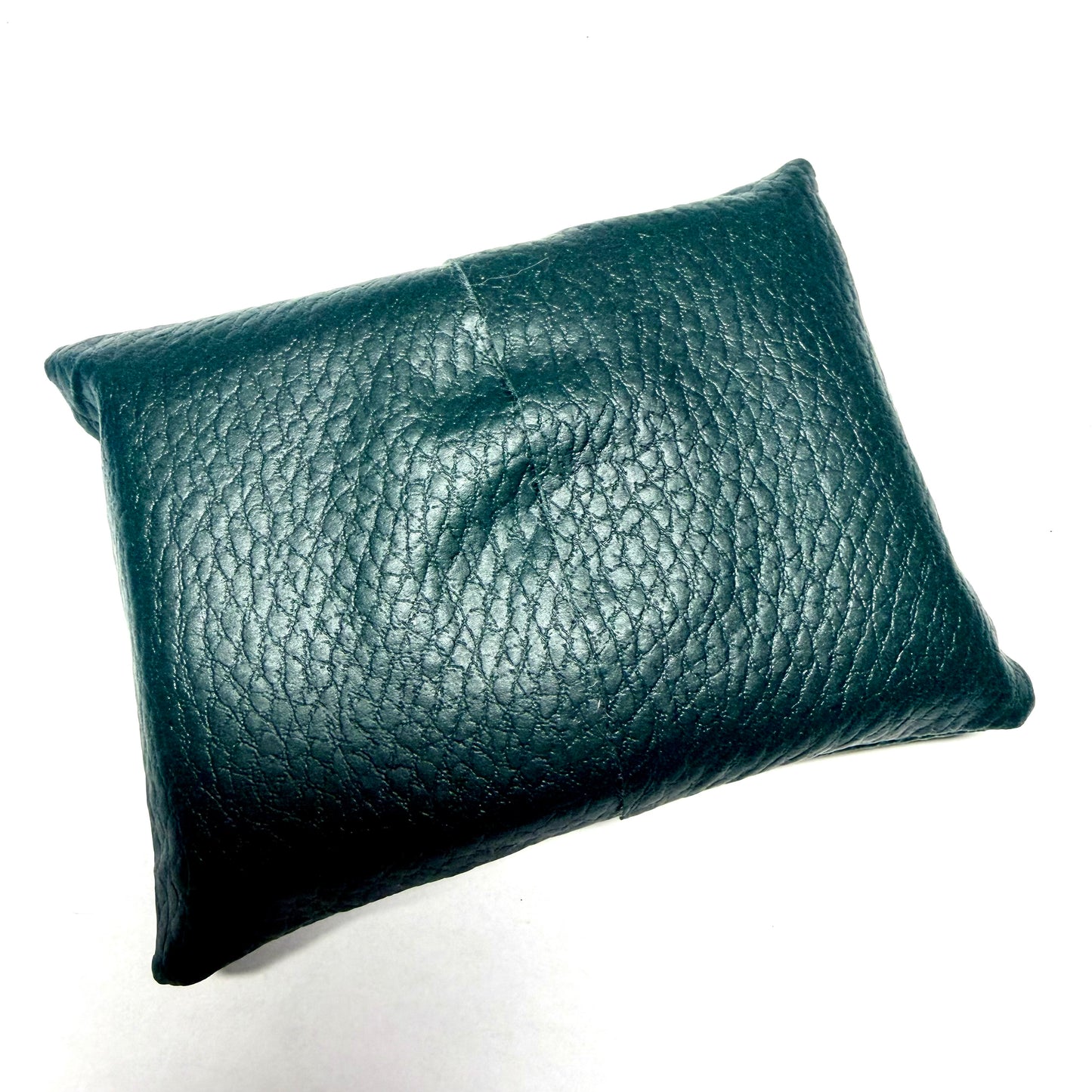 NEW Hand Made Durable Dark Green Faux Leather PILLOW CUSHION fits ROLEX Box