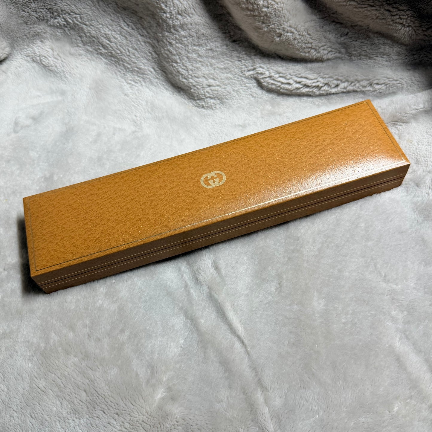 GUCCI Tan Box 9.75x2.40x1.10 inches