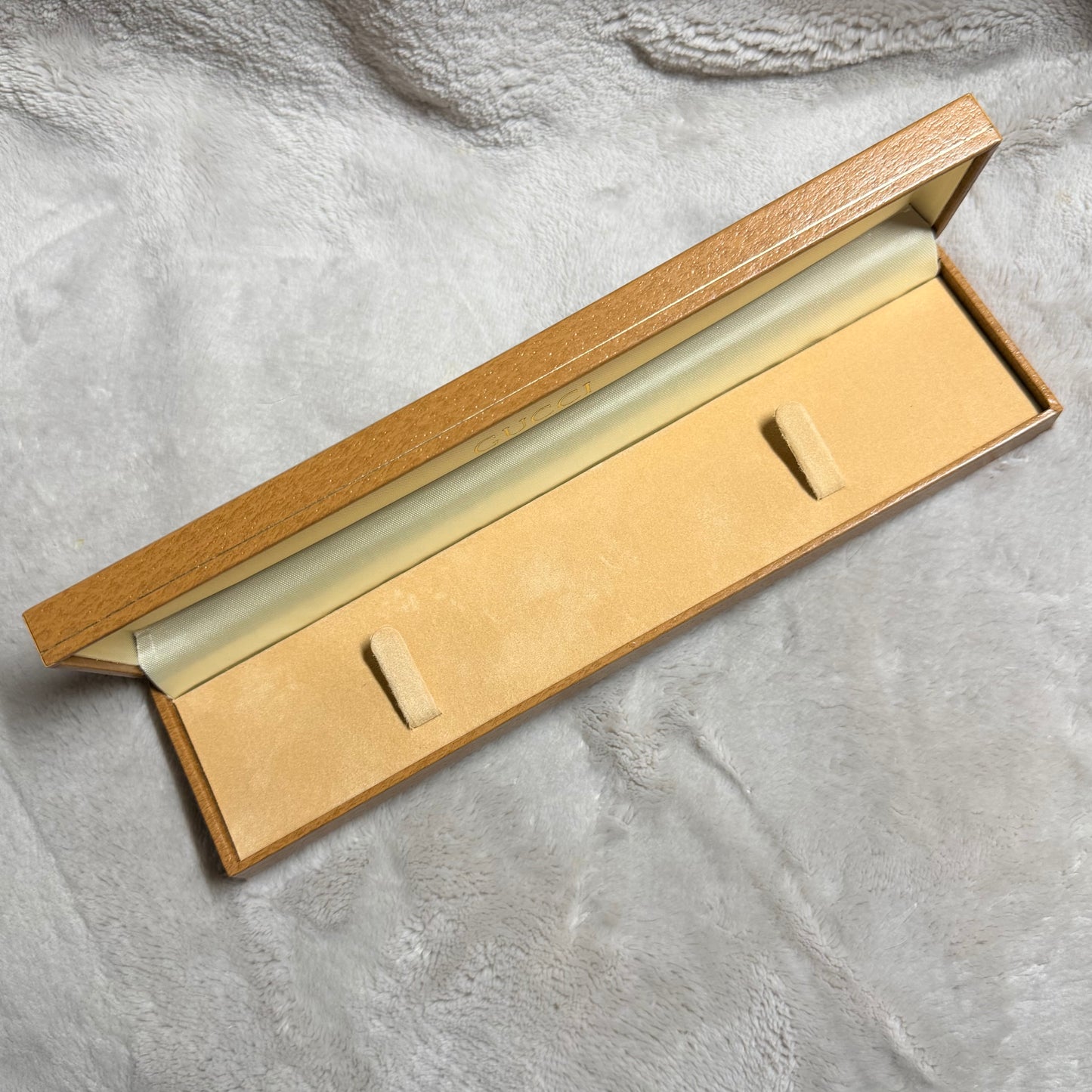 GUCCI Tan Box 9.75x2.40x1.10 inches