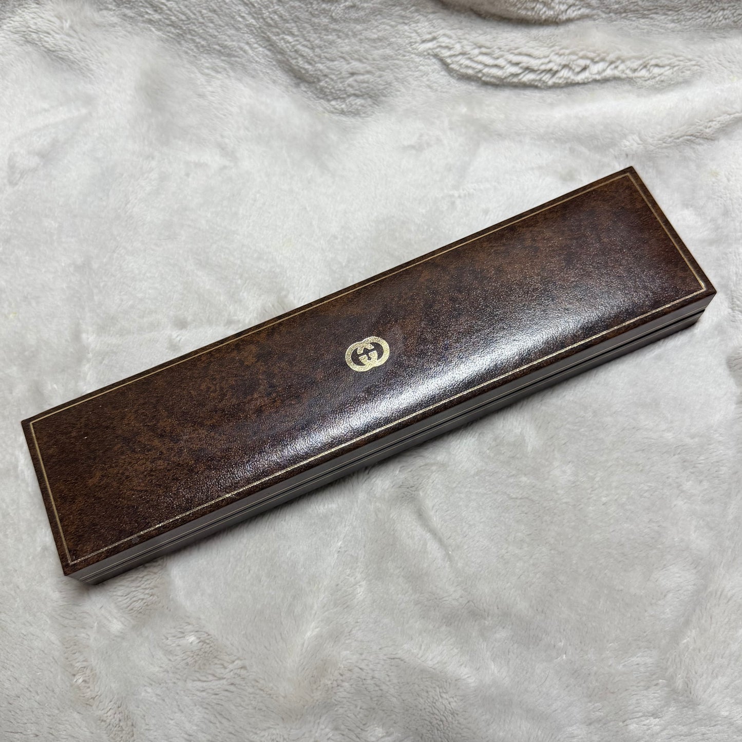 GUCCI Brown Box 9.75x2.40x1.10 inches