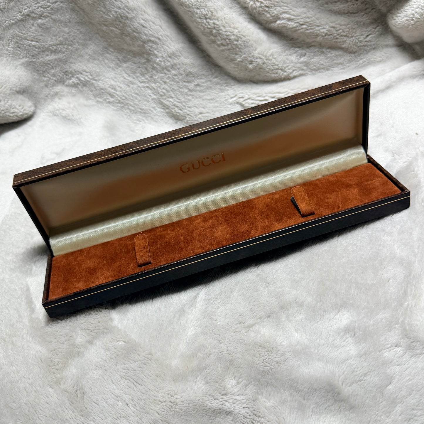 GUCCI Brown Box 9.75x2.40x1.10 inches