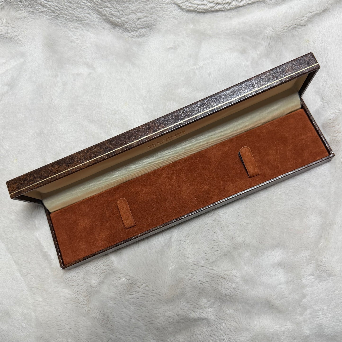 GUCCI Brown Box 9.75x2.40x1.10 inches