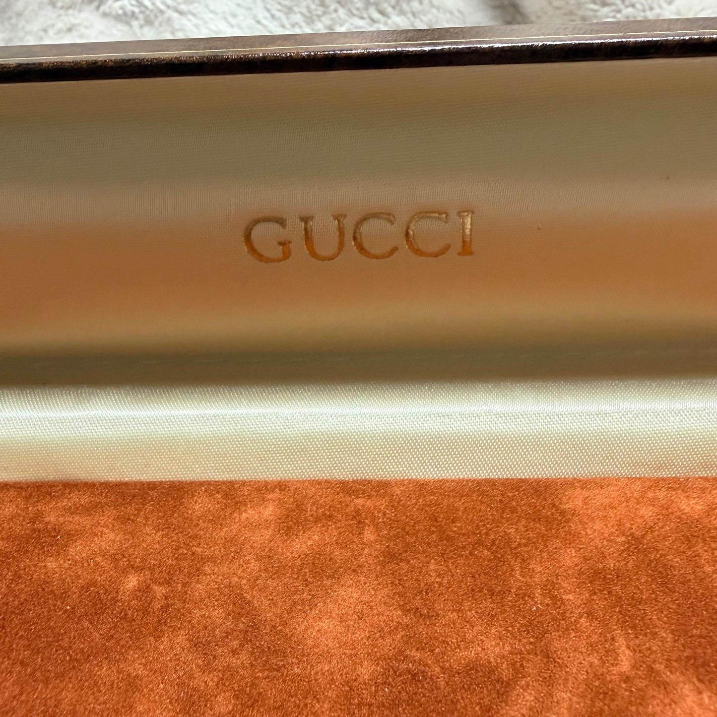 GUCCI Brown Box 9.75x2.40x1.10 inches