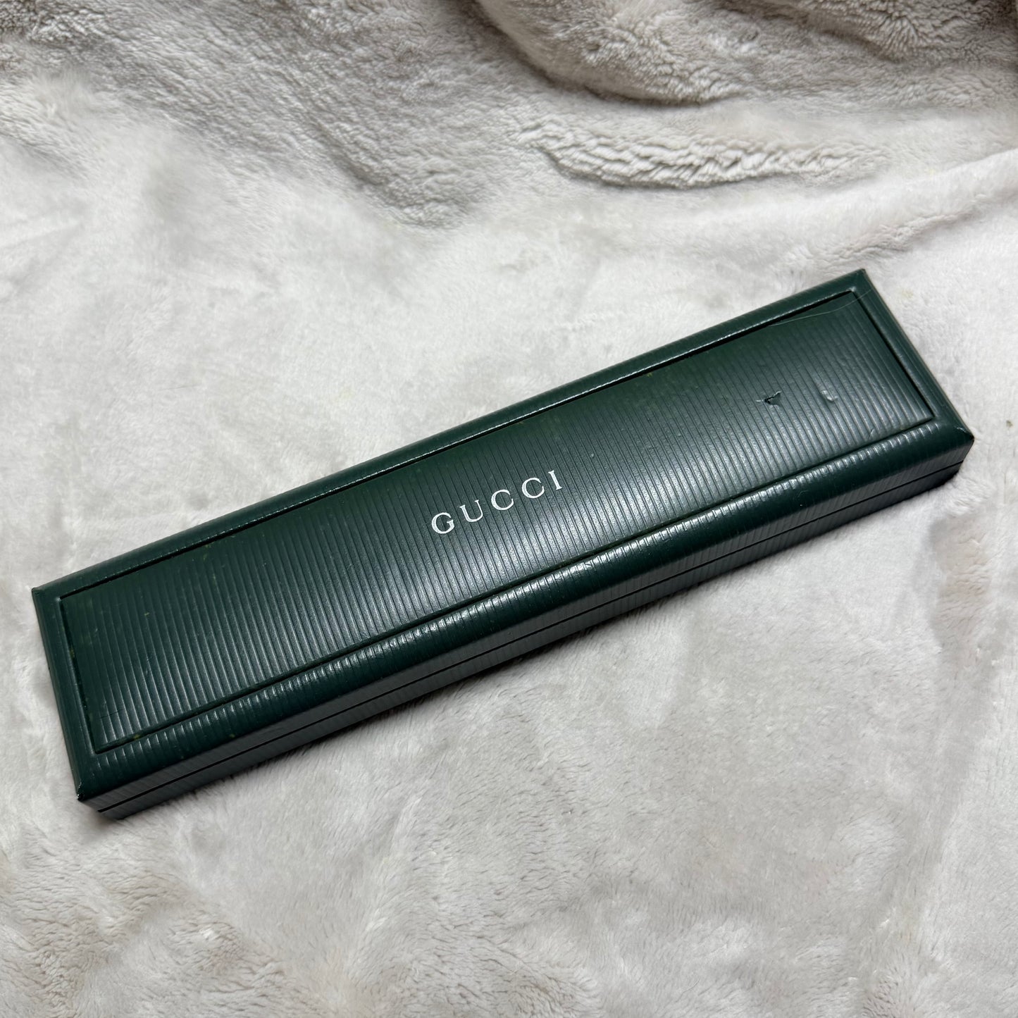 GUCCI Green Box + Booklets 9.90x2.50x1.10 inches