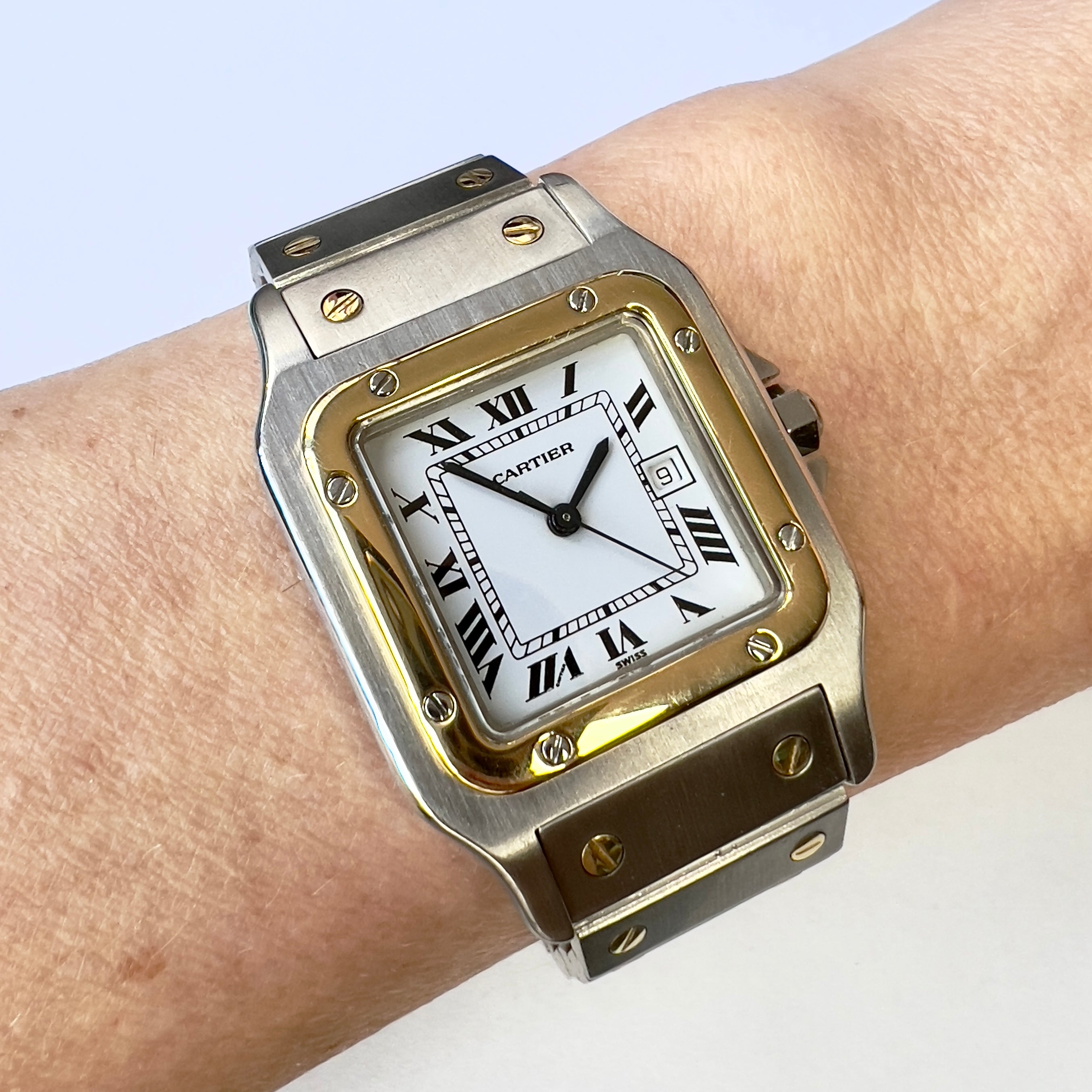 Cartier santos shop galbee 29mm