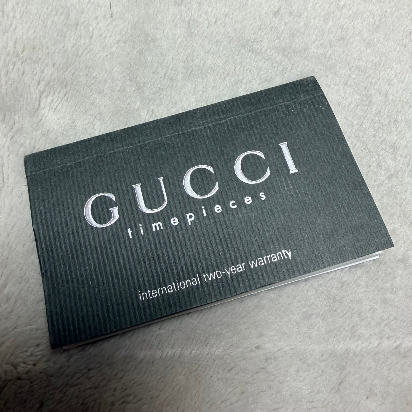 GUCCI Box + Booklet 5.40x4.60x2.75 inches