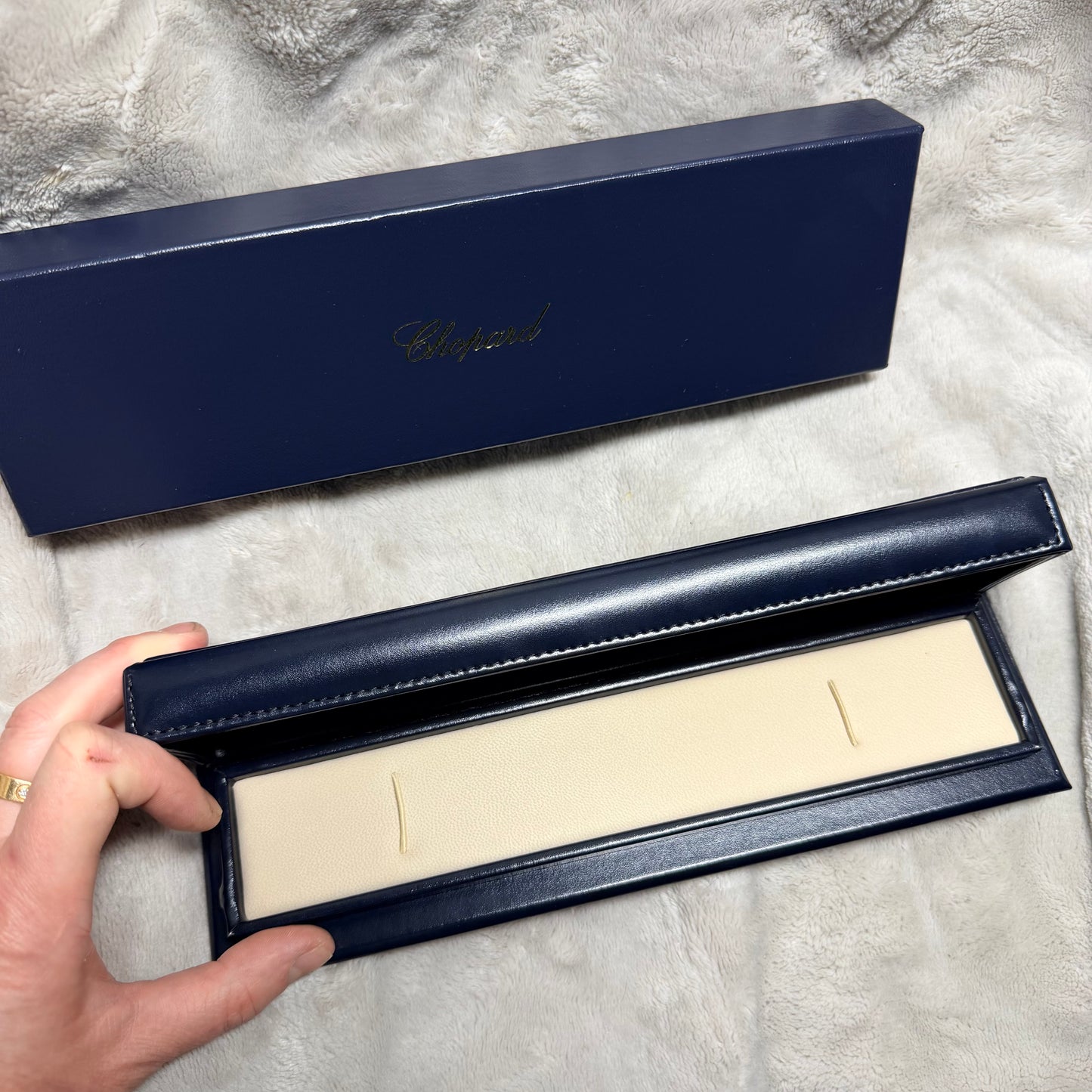 CHOPARD Blue Box + Outer Box 10.40x3x1.40 inches