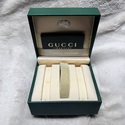 GUCCI Green Box + Booklet 4.60x4.20x2.75 inches