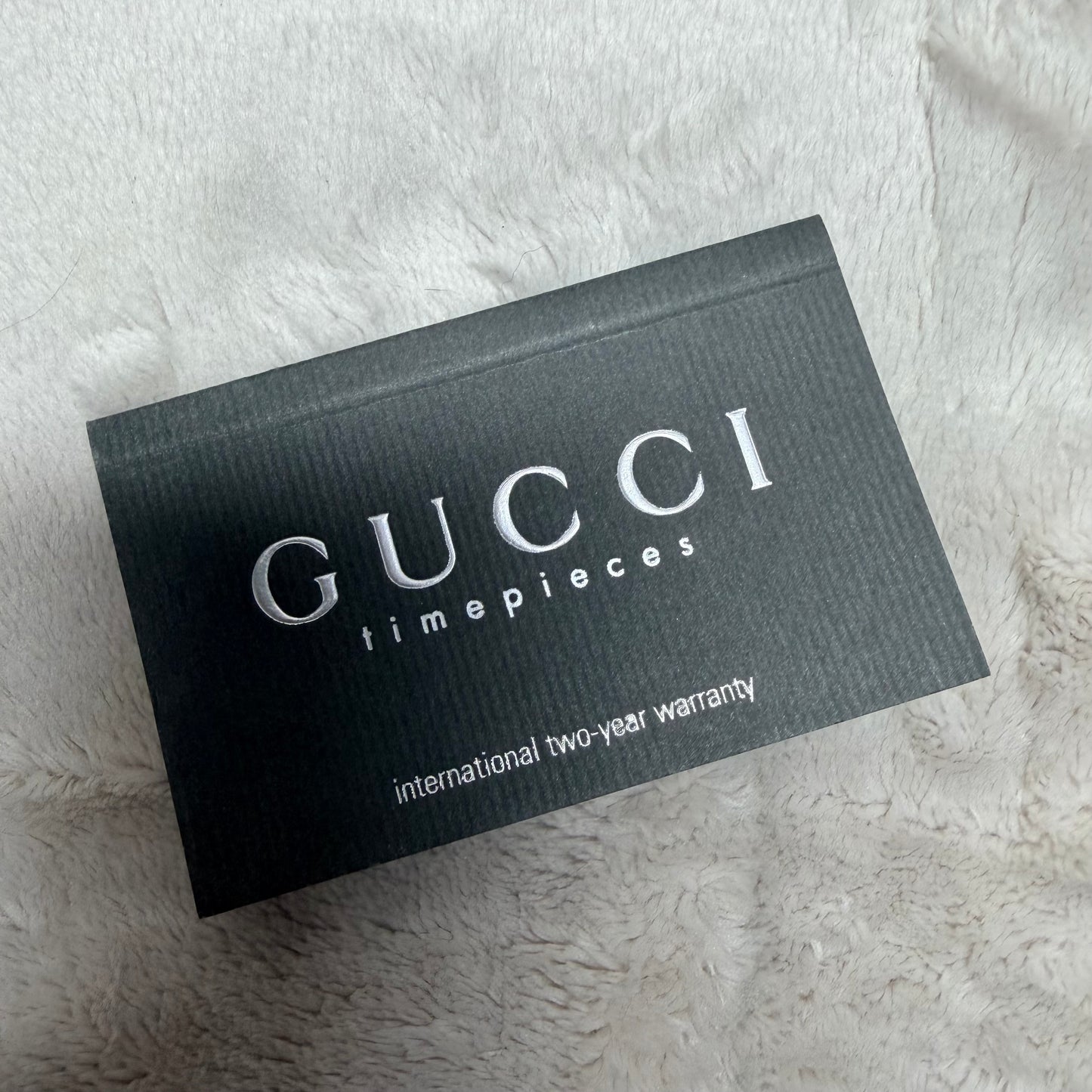 GUCCI Green Box + Booklet 4.60x4.20x2.75 inches