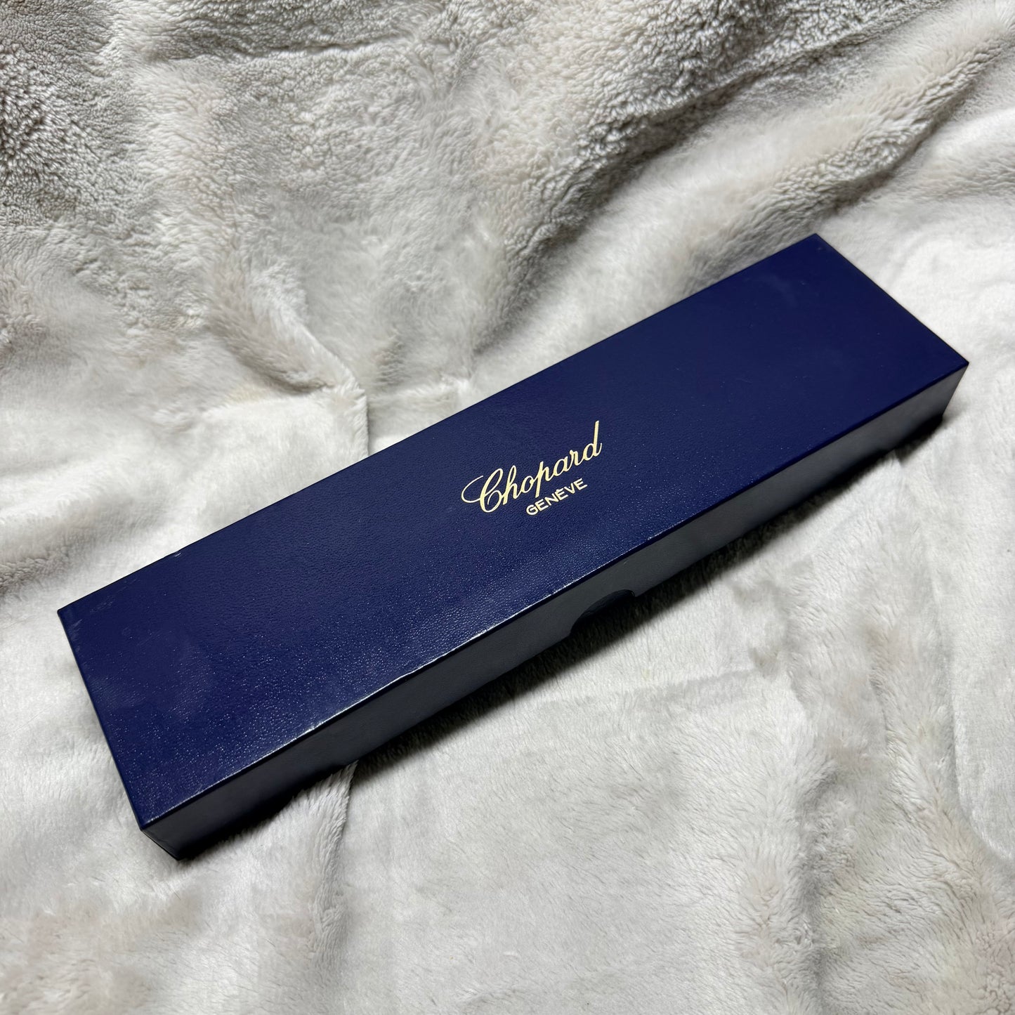 CHOPARD Blue Box + Outer Box 10.10x2.75x1.30 inches