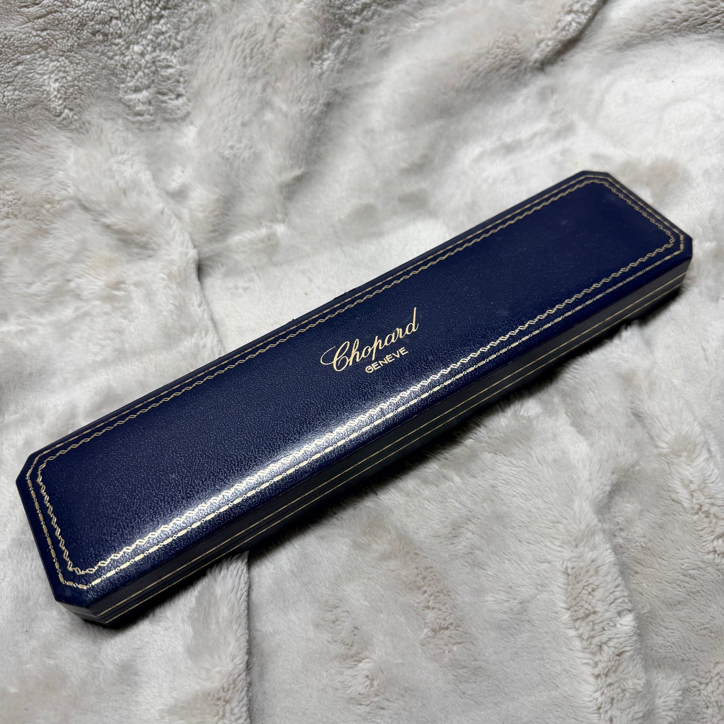 CHOPARD Blue Box + Outer Box 10.10x2.75x1.30 inches