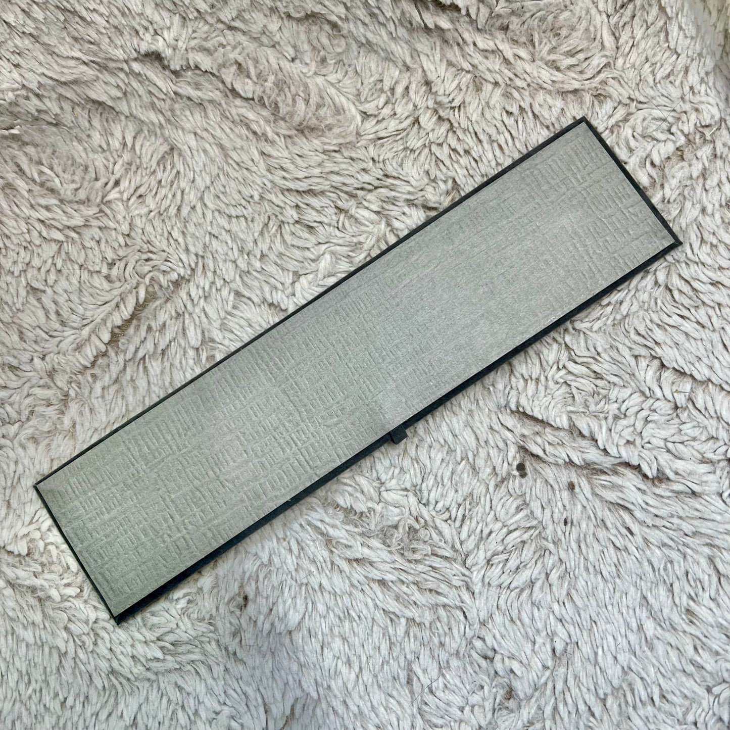 SEIKO CREDO Watch/Jewerly Gray Velvet Box 9.90x3.10x1.75inches