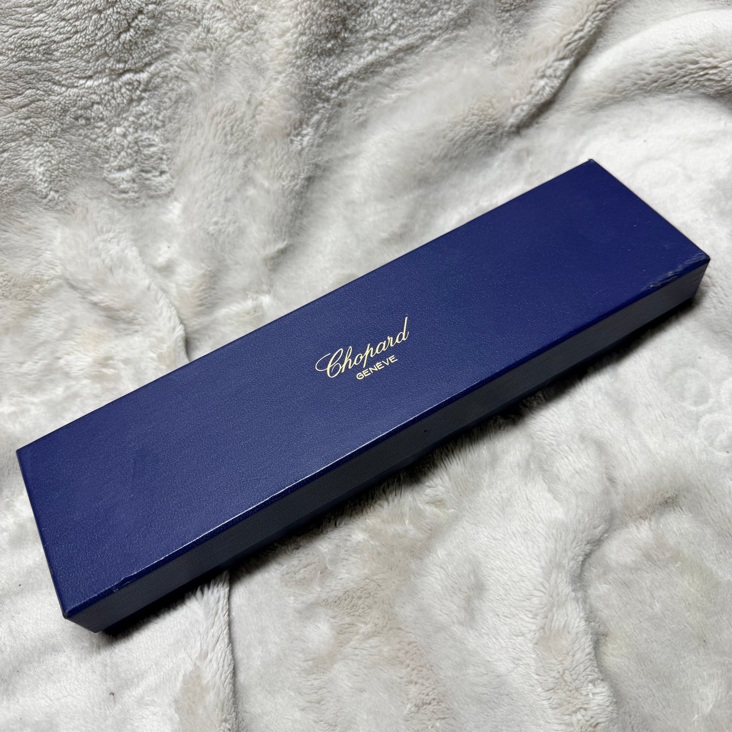 CHOPARD Blue Box + Outer Box 10.10x2.75x1.30 inches