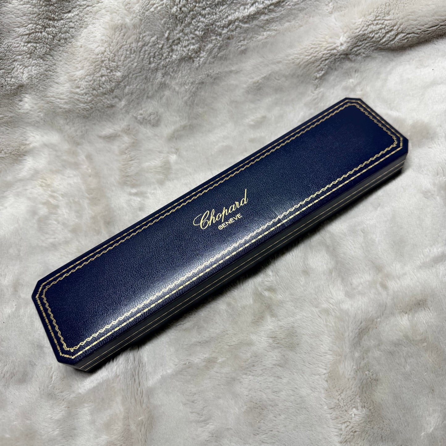 CHOPARD Blue Box + Outer Box 10.10x2.75x1.30 inches