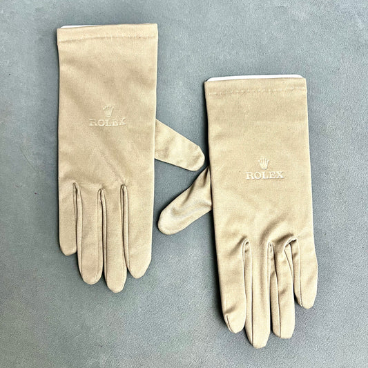 NEW ROLEX Beige Gloves Size S