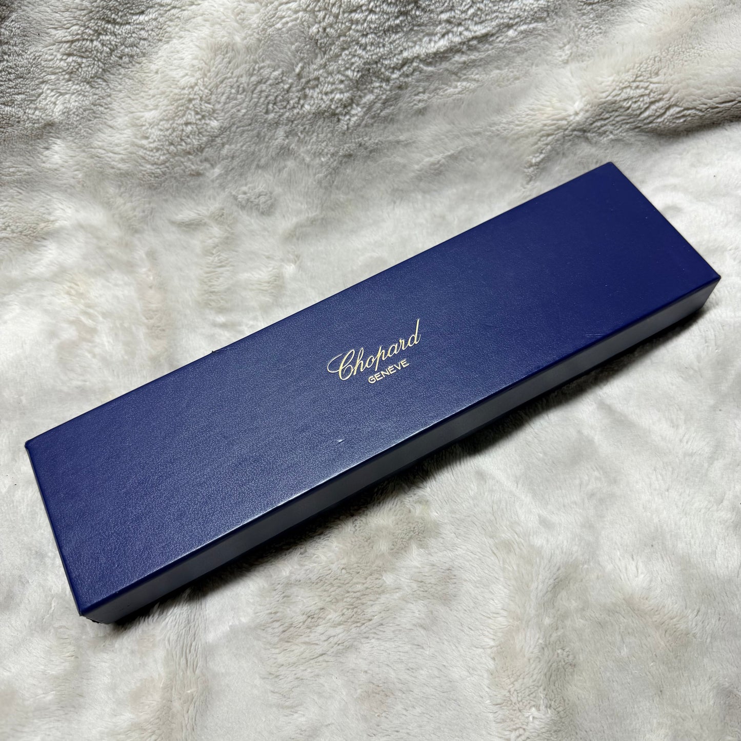 CHOPARD Blue Box + Outer Box 10.10x2.75x1.30 inches