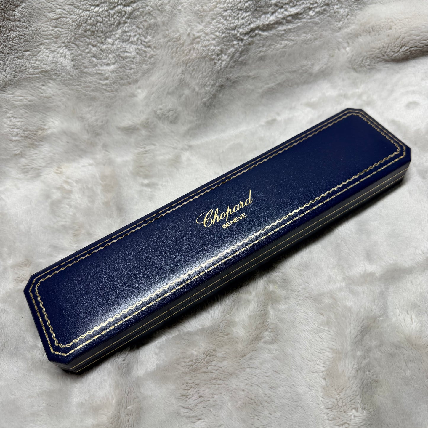 CHOPARD Blue Box + Outer Box 10.10x2.75x1.30 inches
