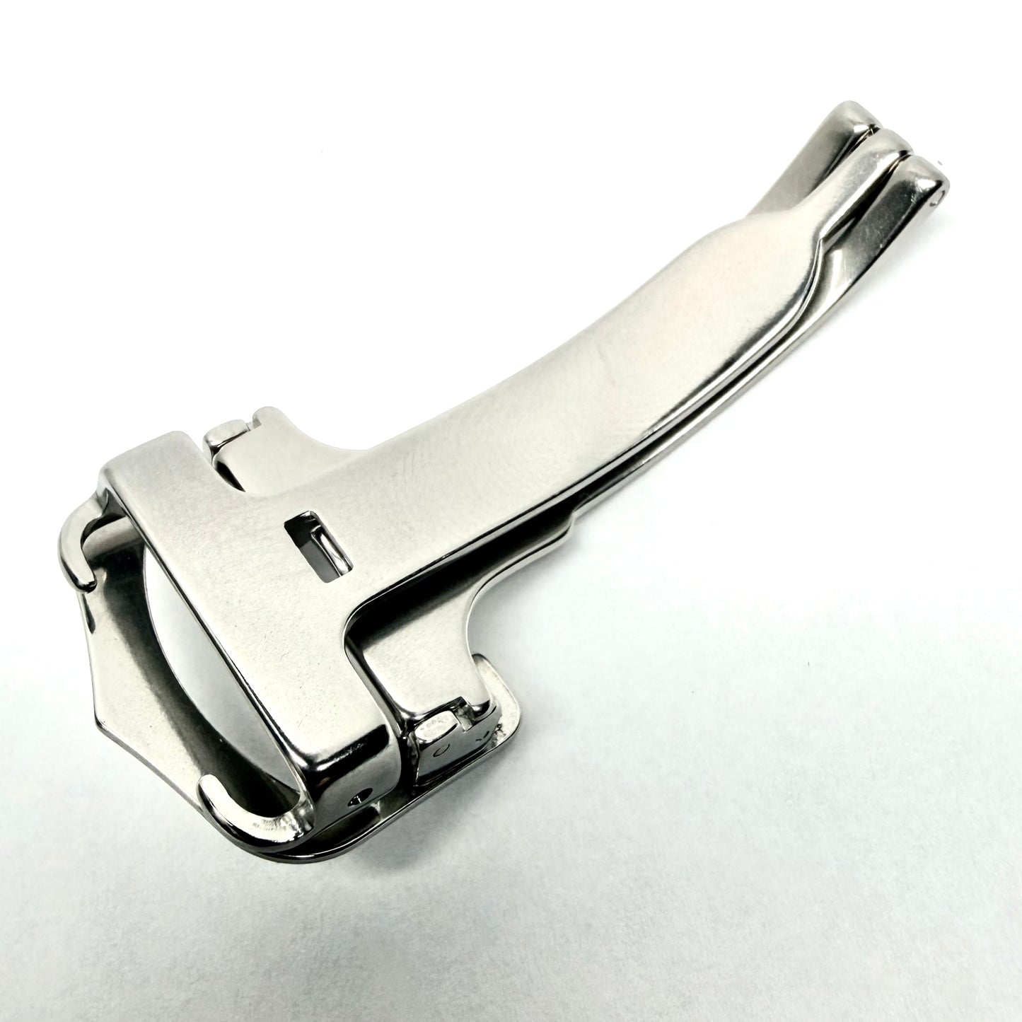 CARTIER Steel 18mm Complete Deployment 0.40TCW Diamond Buckle Polished