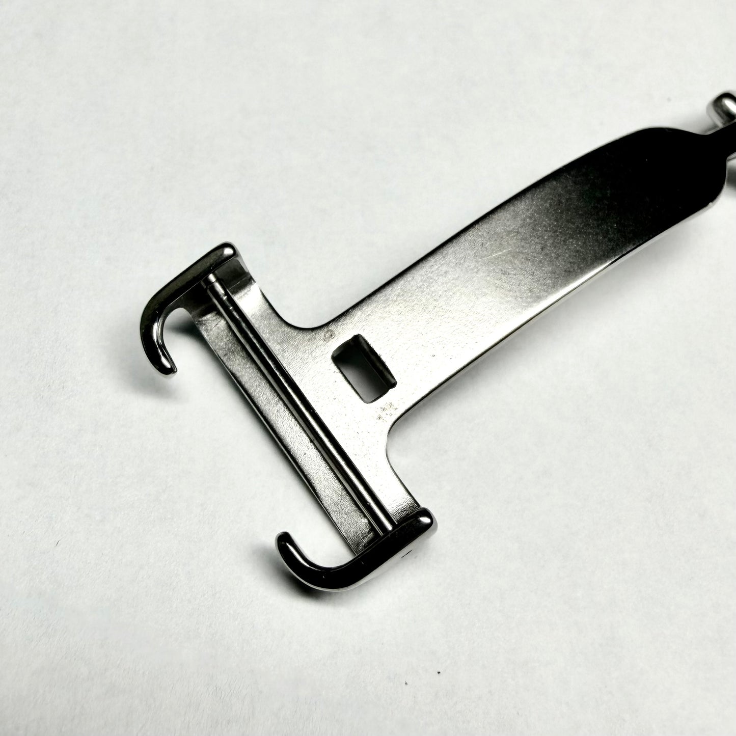 CARTIER Steel 18mm Complete Deployment 0.40TCW Diamond Buckle Polished