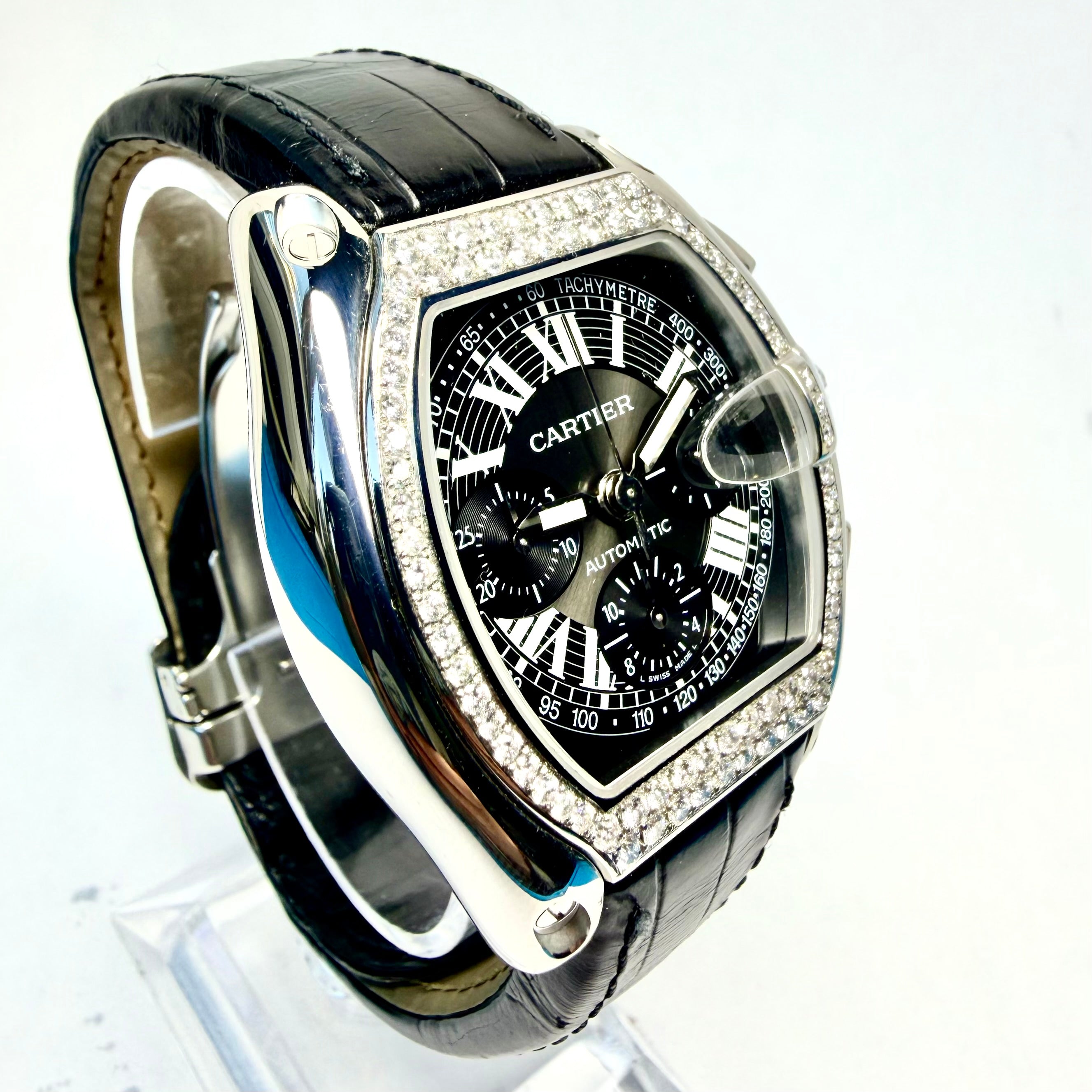 CARTIER ROADSTER 2618 Automatic 42mm Stainless Steel 1.52TCW