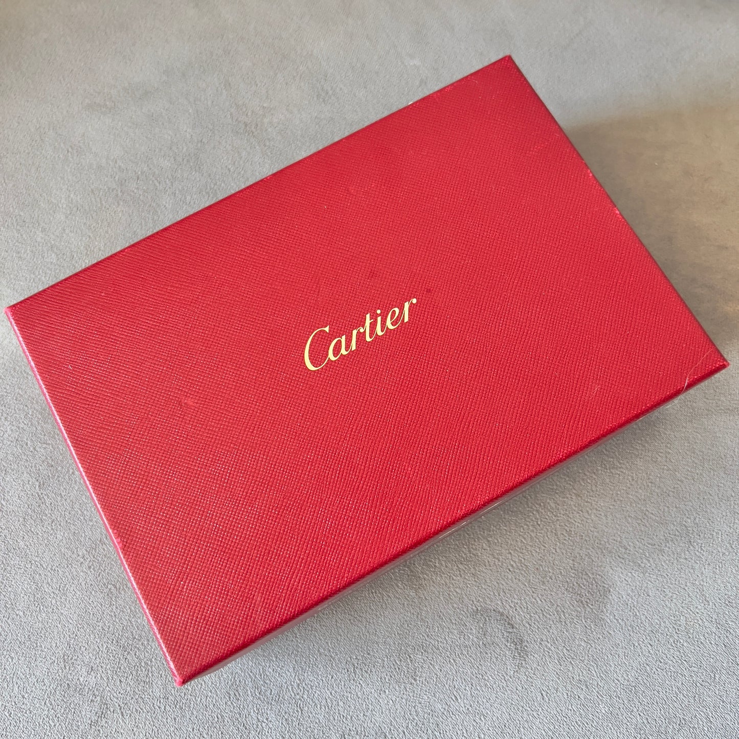 CARTIER Wallet Box 7.30x5x2.10 inches + Pouch + Booklets + Filled Certificate