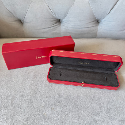 CARTIER Bracelet Box + Outer Box 9.40x3x2 inches