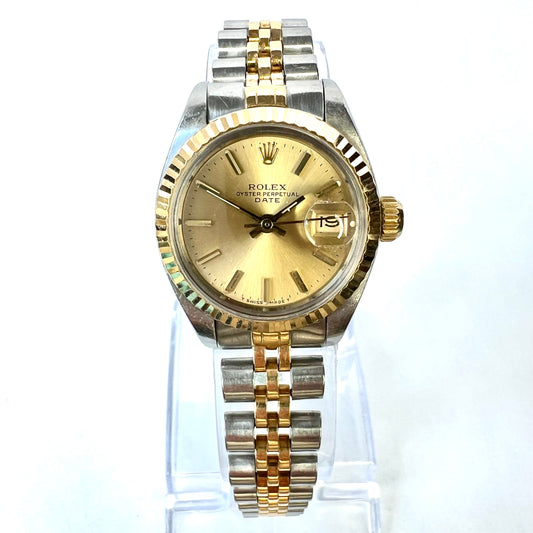 ROLEX DATE Automatic 26mm 2 Tone Watch Jubilee Bracelet