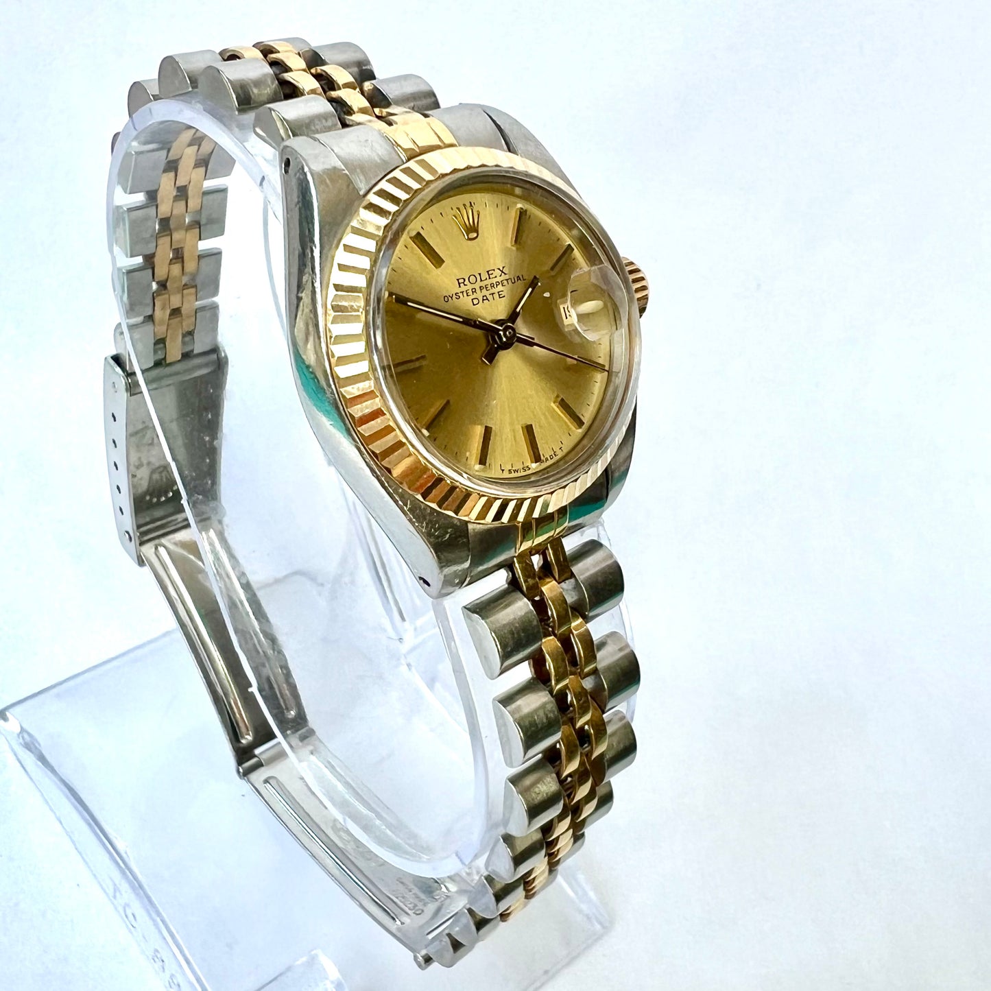 ROLEX DATE Automatic 26mm 2 Tone Watch Jubilee Bracelet