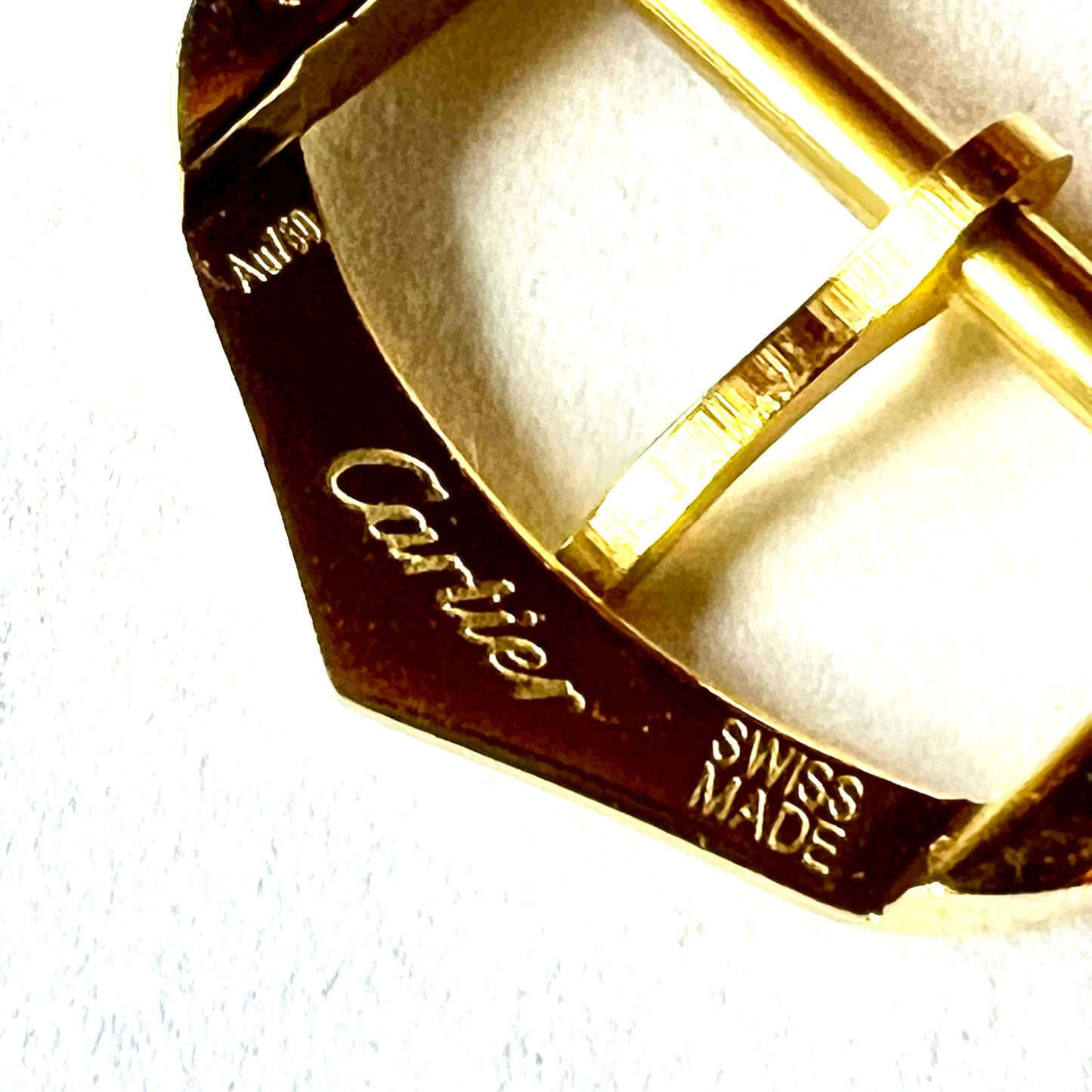 CARTIER 14mm 18K Yellow Gold Buckle