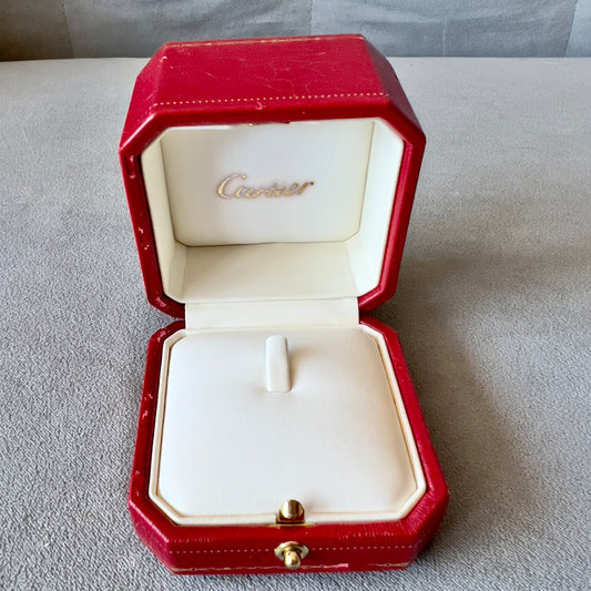 CARTIER Ring Pendant Box 2.60x2.60x2 inches