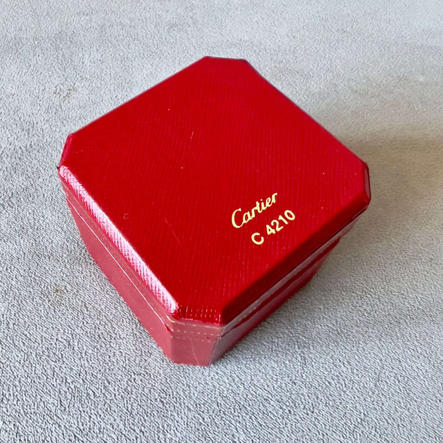 CARTIER Ring Box 2.35x2.35x2 inches