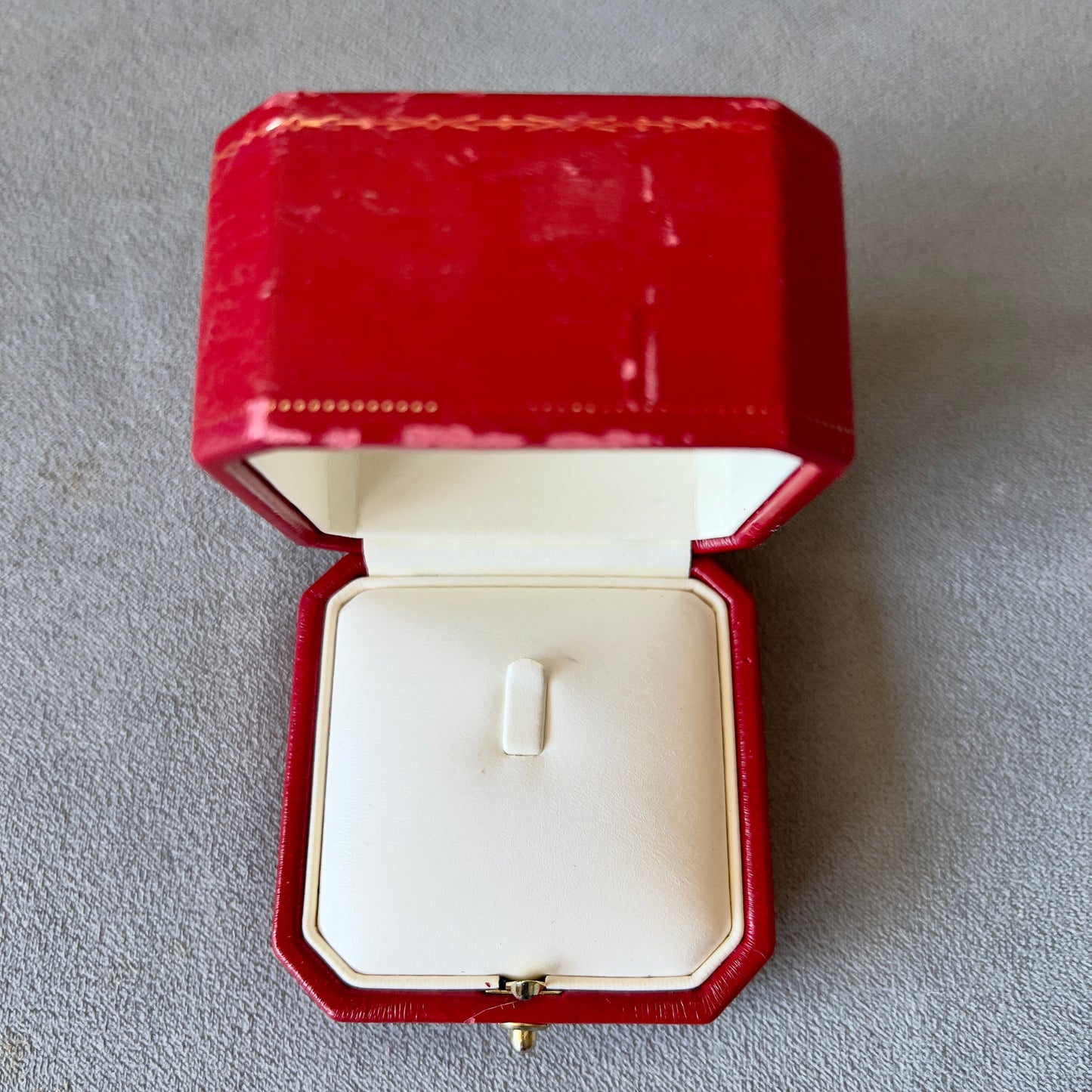 CARTIER Ring Pendant Box 2.35x2.35x2 inches