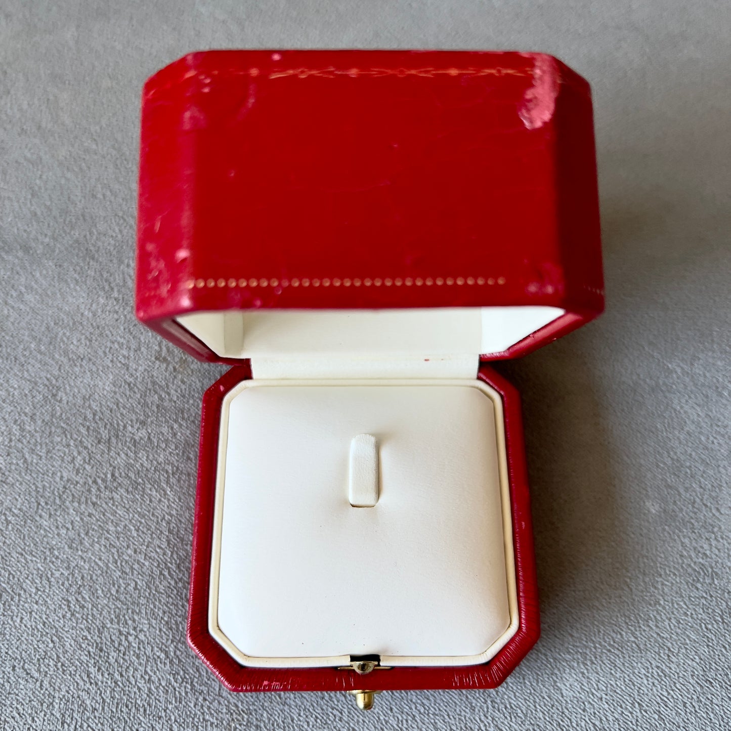 CARTIER Ring Pendant Box 2.35x2.35x2 inches