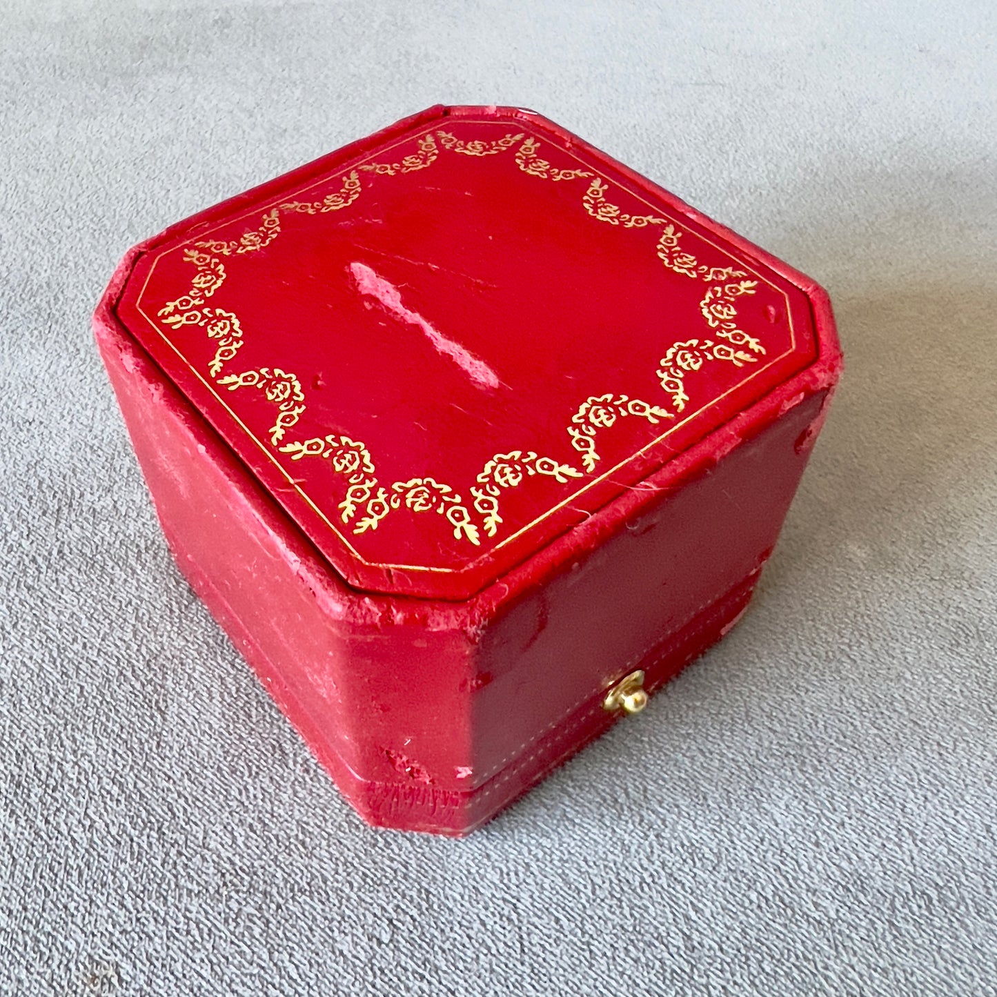 CARTIER Ring Pendant Box 2.35x2.35x2 inches