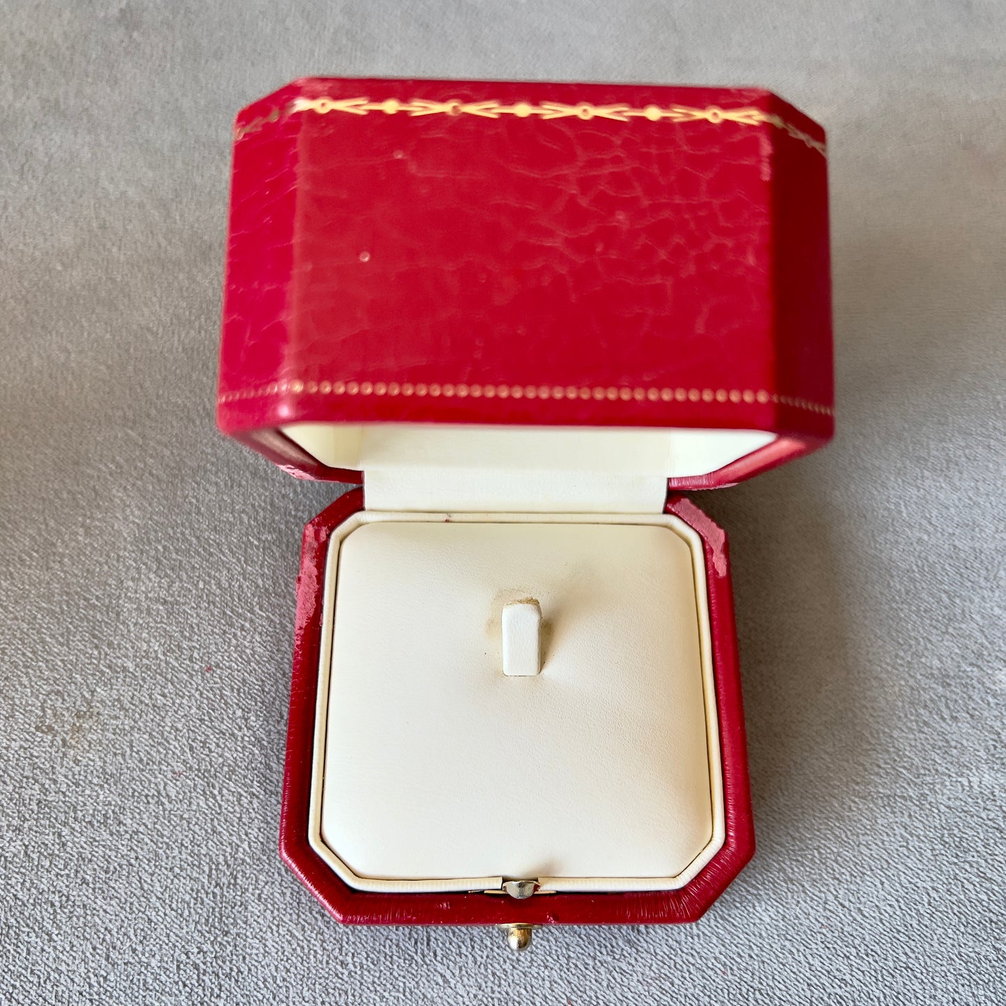 CARTIER Ring Box + Outer Box 3.10x3x2.30 inches