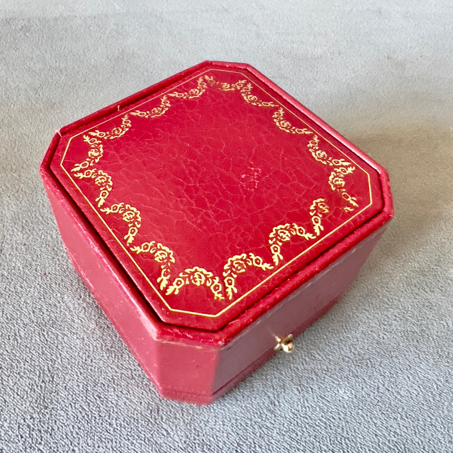 CARTIER Ring Box + Outer Box 3.10x3x2.30 inches
