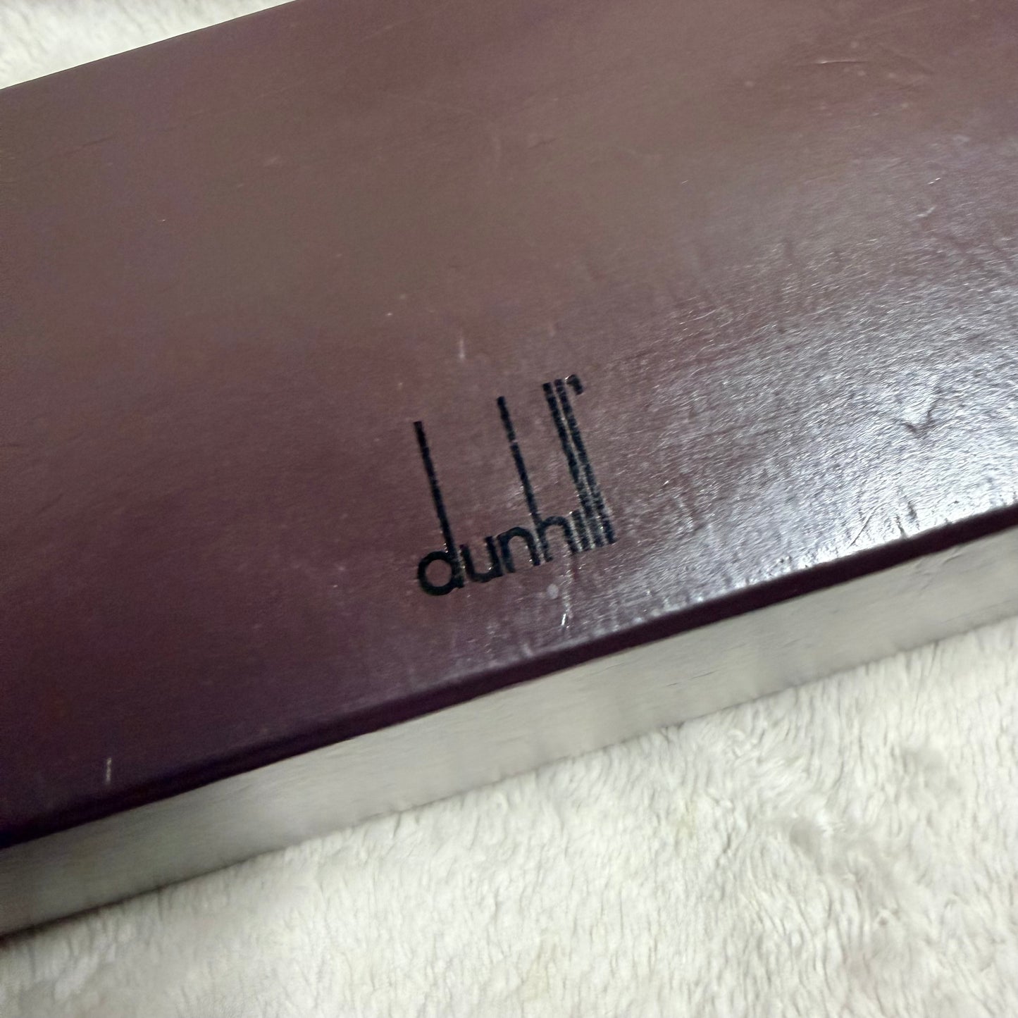DUNHILL Brown Box + Manual + Outer Box 11x3.5x2.5 inches