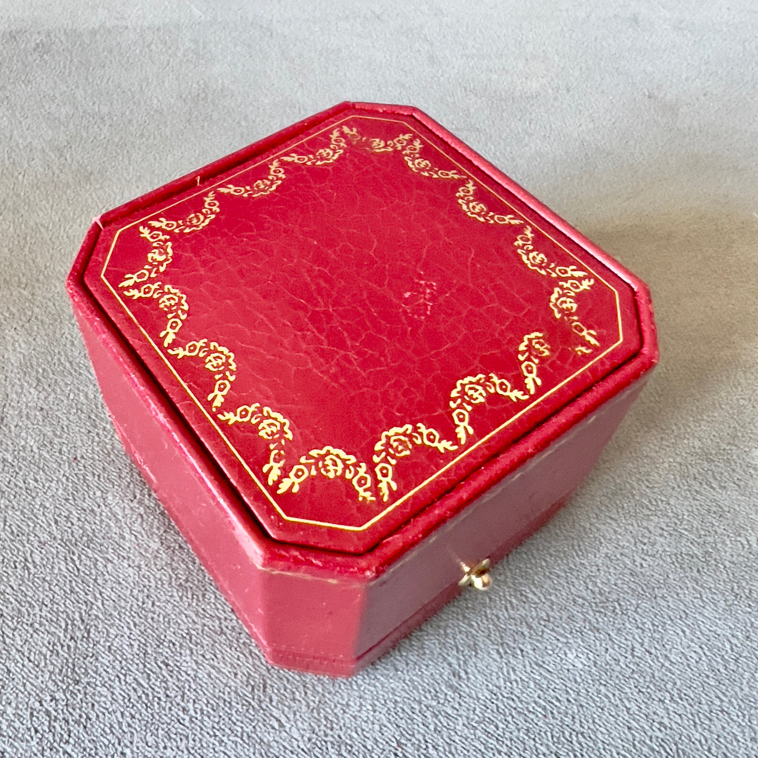 Cartier vintage outlet ring box