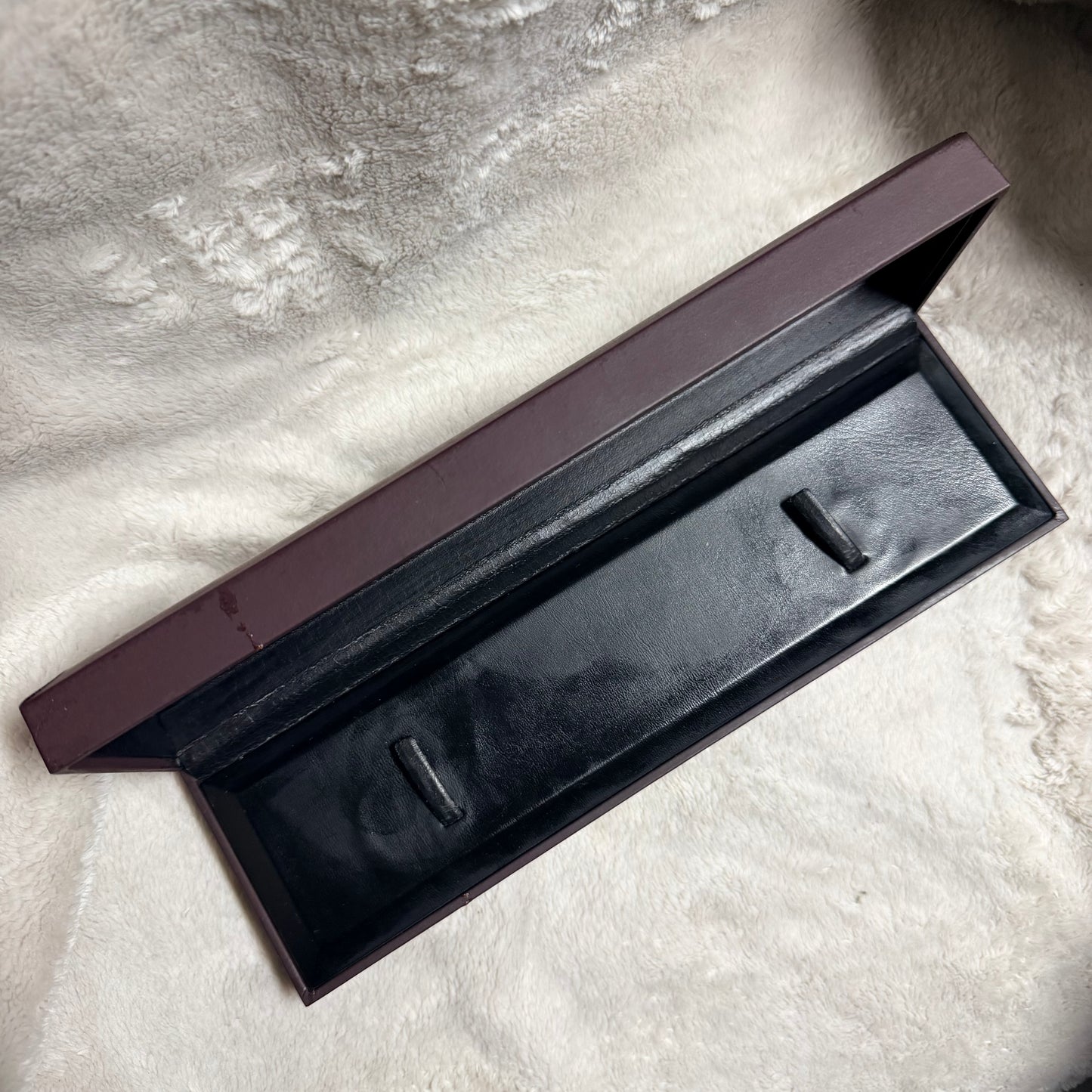 DUNHILL Brown Box + Manual + Outer Box 11x3.5x2.5 inches