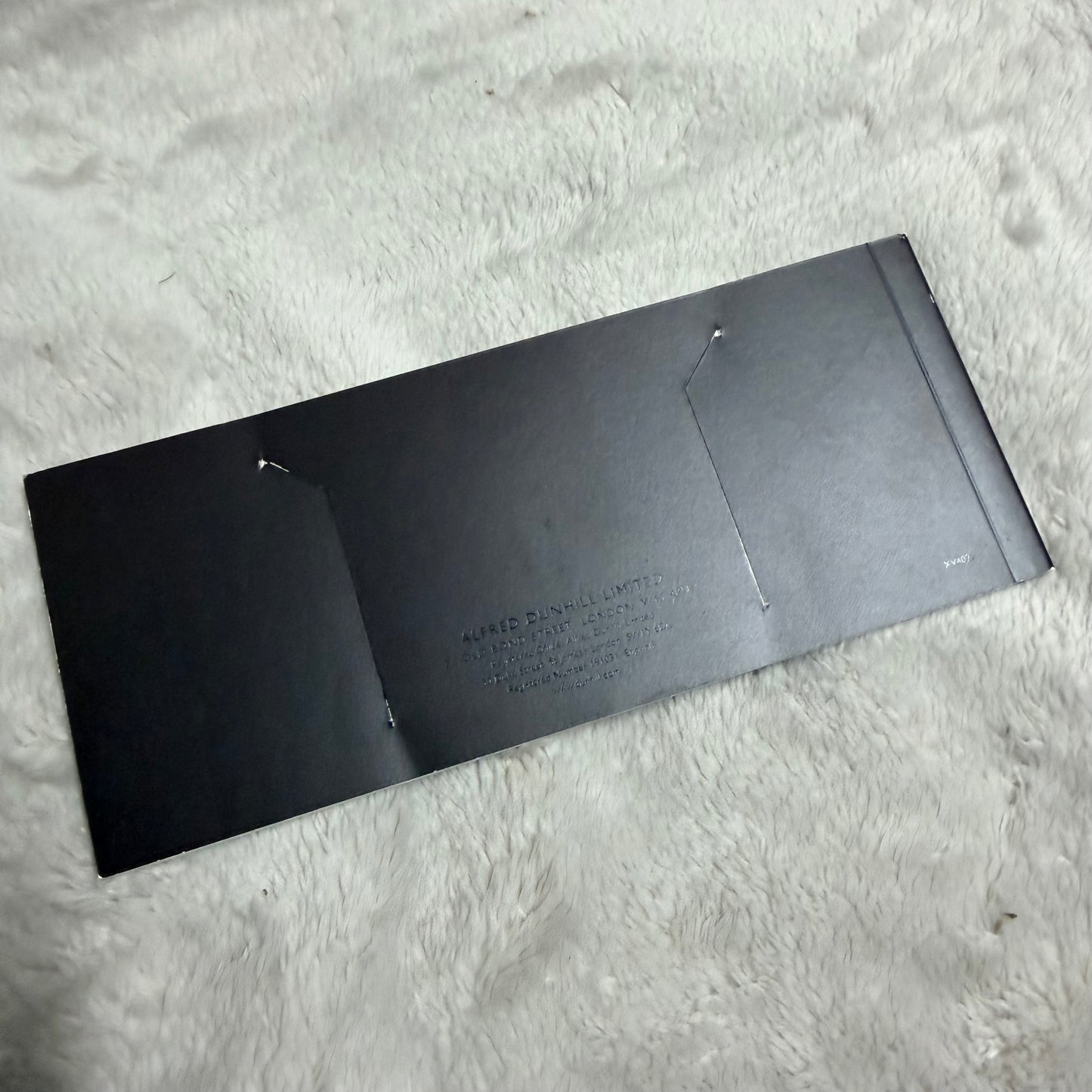 DUNHILL Brown Box + Manual + Outer Box 11x3.5x2.5 inches