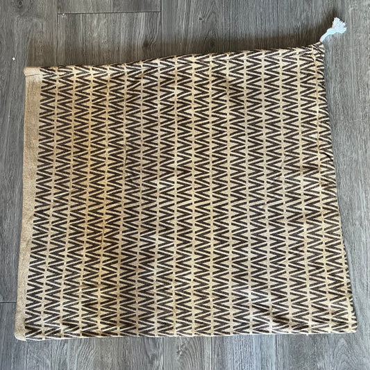 Vintage VALENTINO Patterned Drawstring Purse Storage Dust Bag 22x19.5 inches
