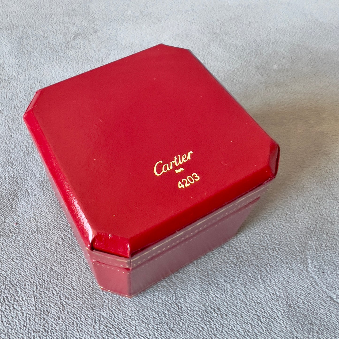 CARTIER Ring Box 2.30x2.30x2 inches