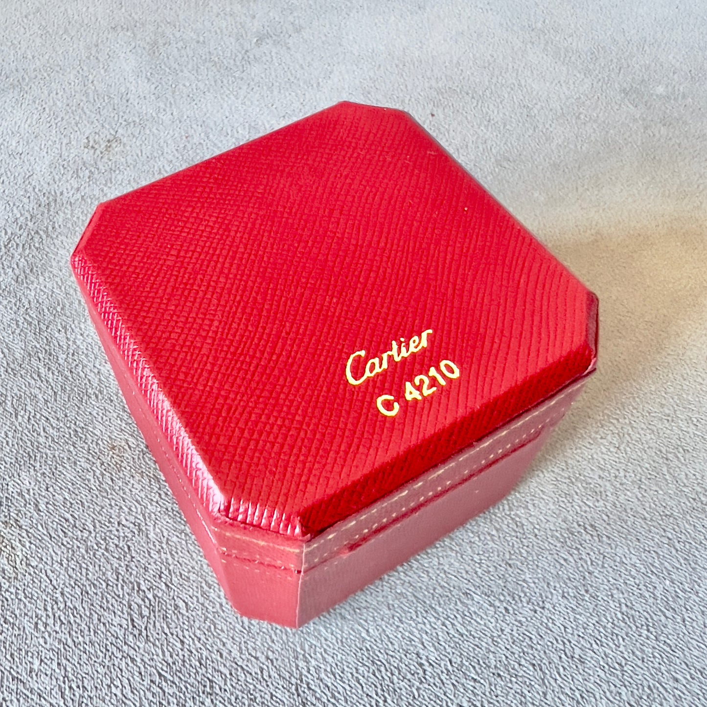 CARTIER Ring Box 2.35x2.35x2 inches