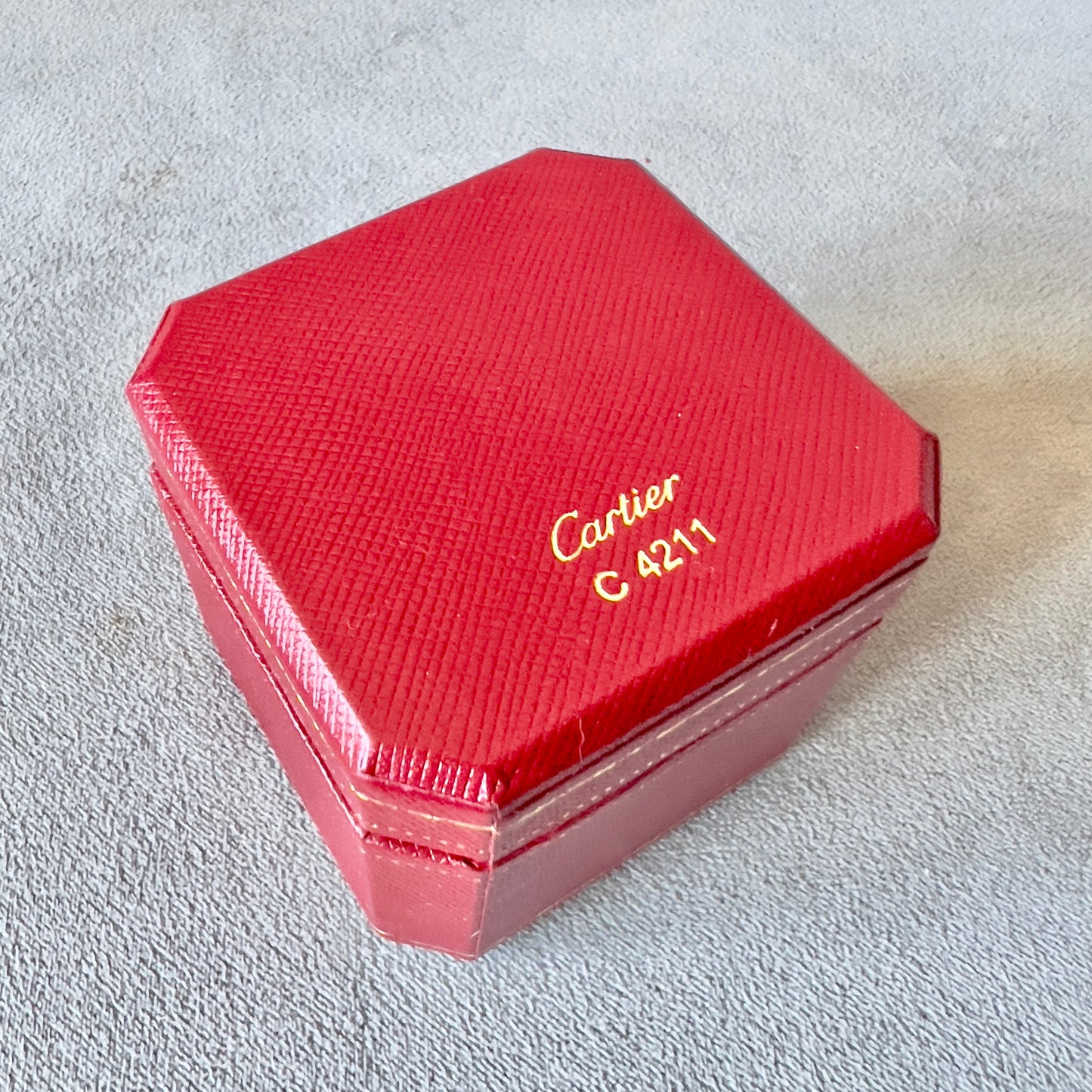 CARTIER Ring Box 2.35x2.35x2.10 inches