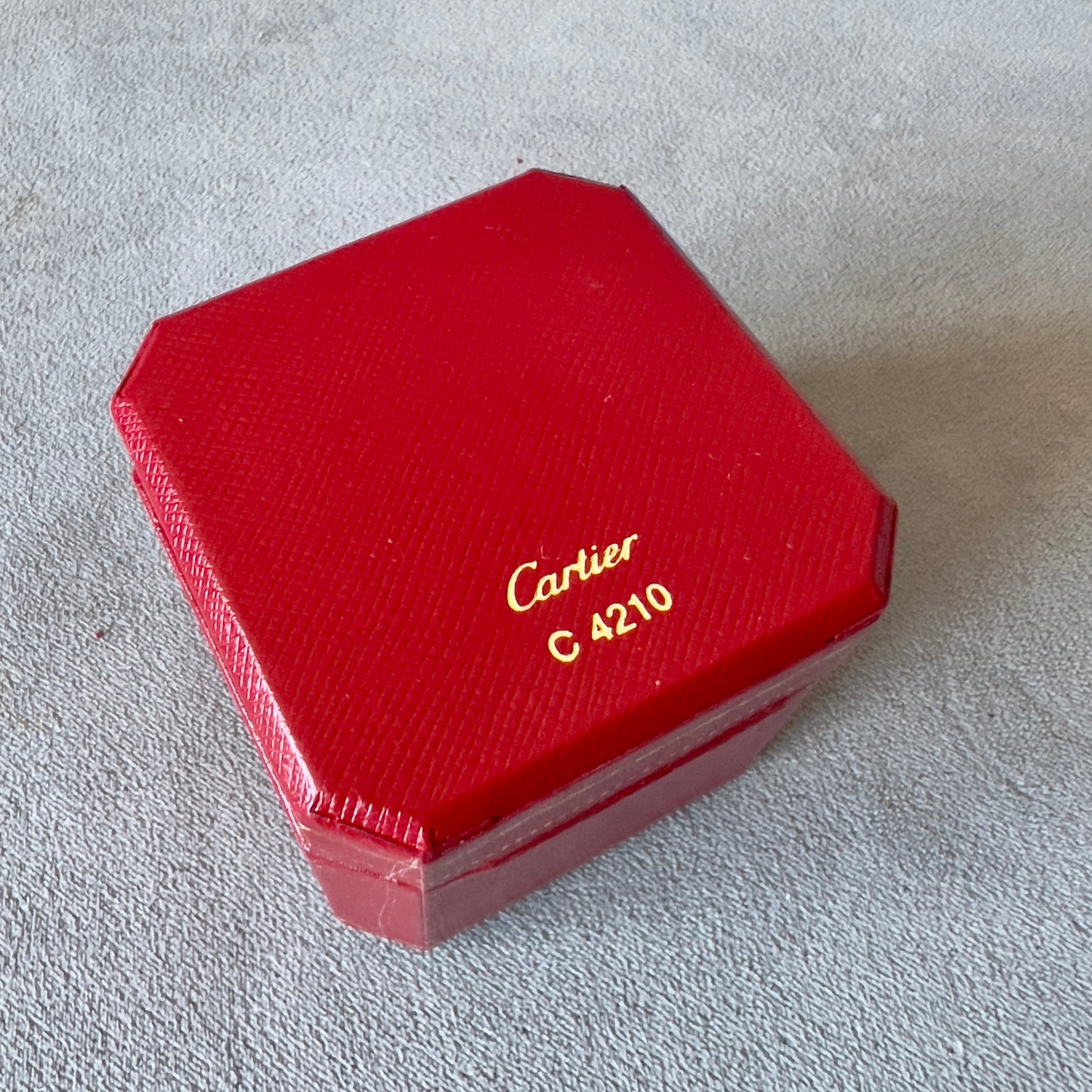 CARTIER Ring Box 2.35x2.35x2 inches