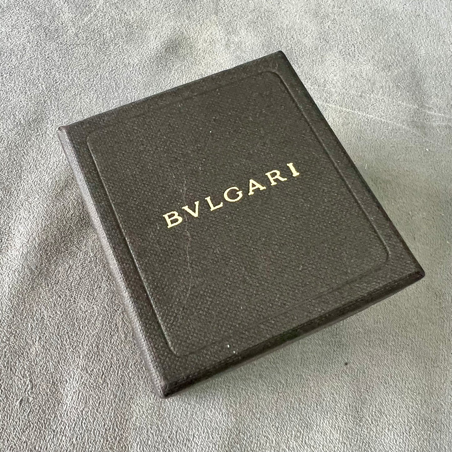 BULGARI Ring Box + Outer Box 2.80x2.75x2.5 inches