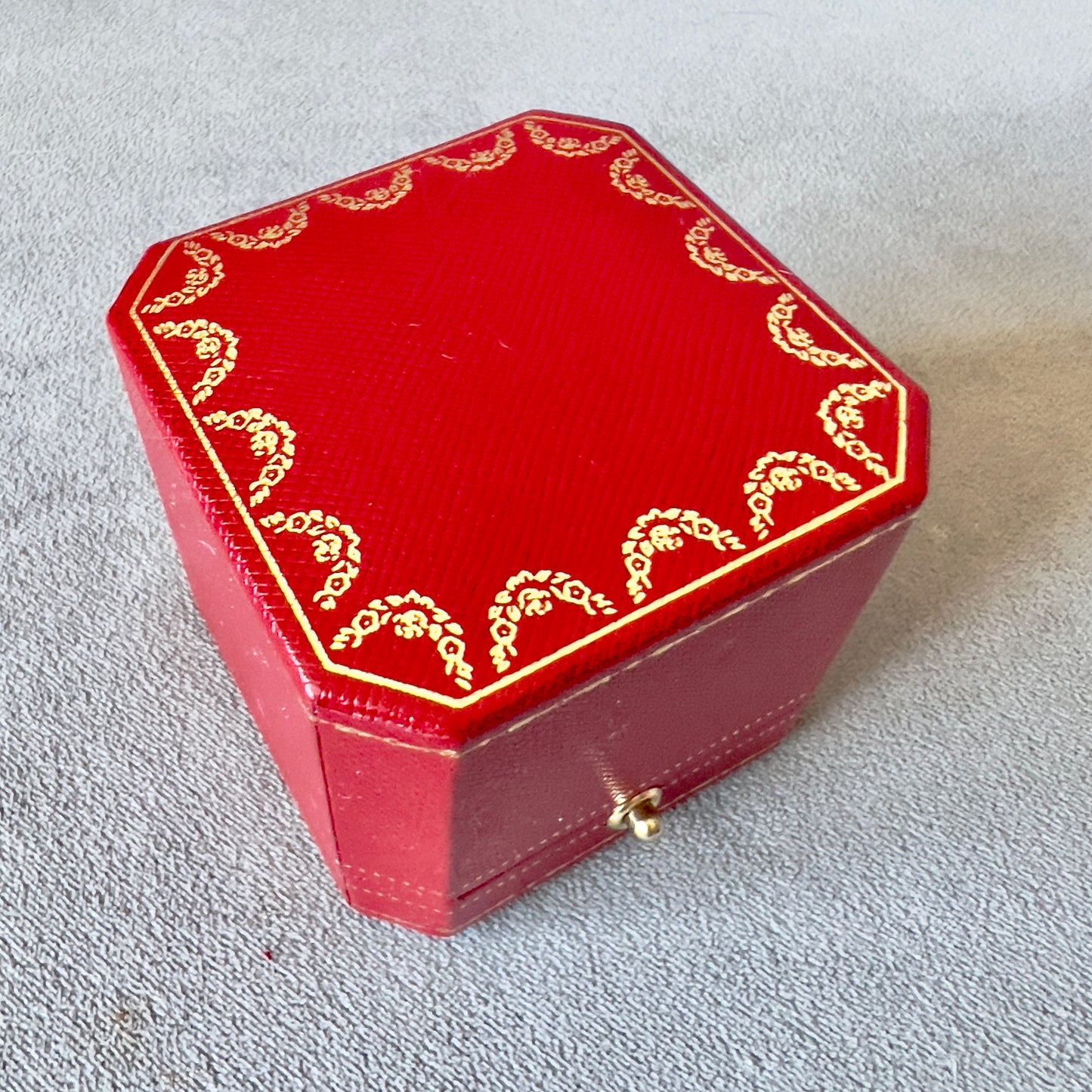 CARTIER Ring Box 2.30x2.30x2.10 inches