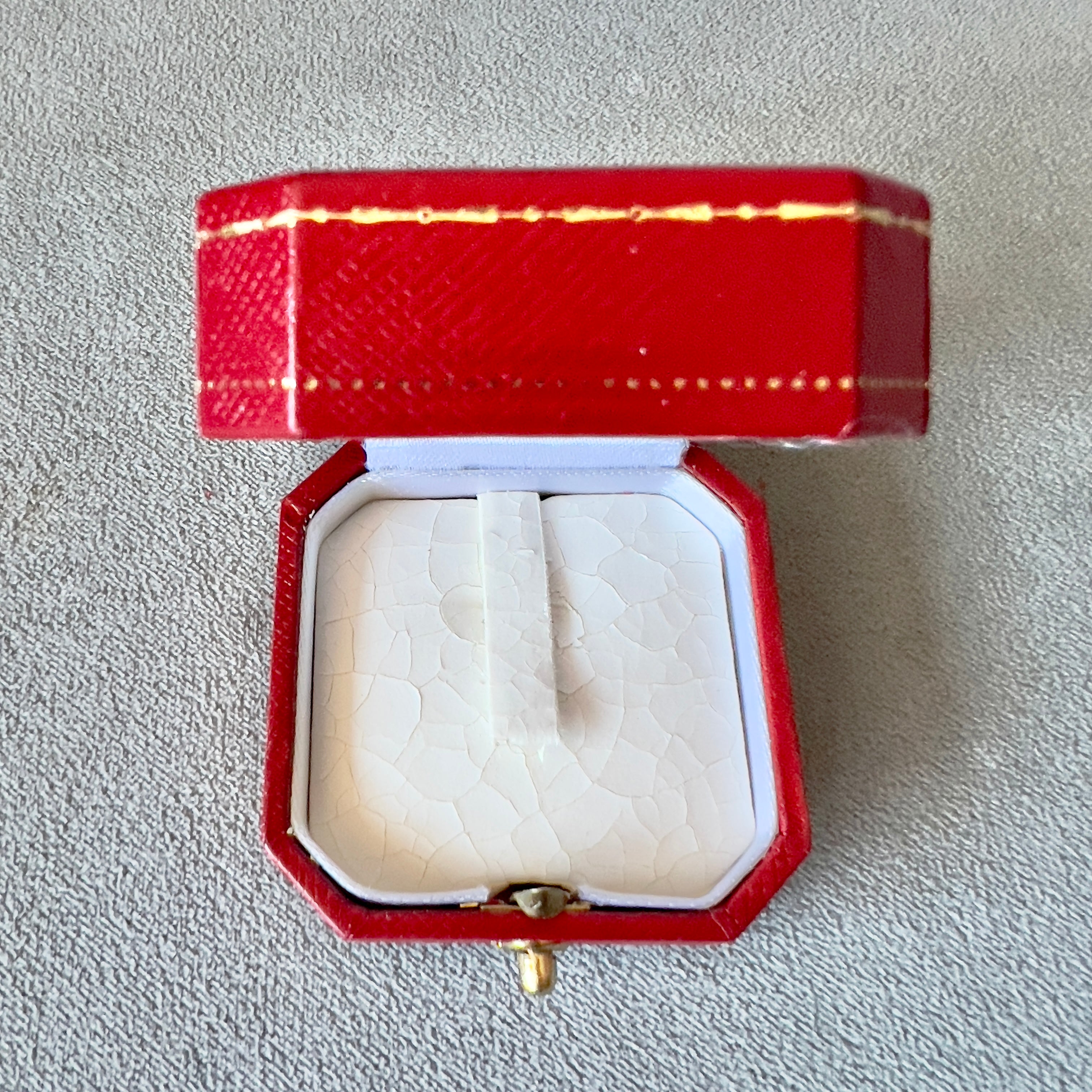 CARTIER Ring Box 2x2x1.25 inches NATILUXIA